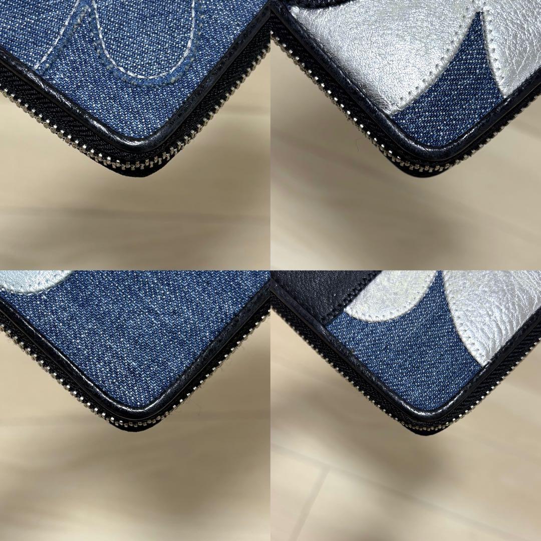 高い信頼 厚い信頼 未使用級✨希少 長財布 ハート スプマンテブルー シンクビー 小物