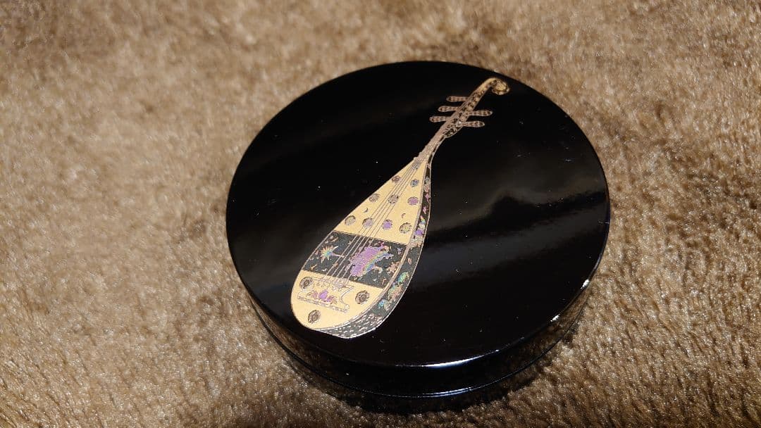 輪島塗 漆器 金蒔絵 香合 1客 輪島塗 漆器 金蒔絵 香合 1客