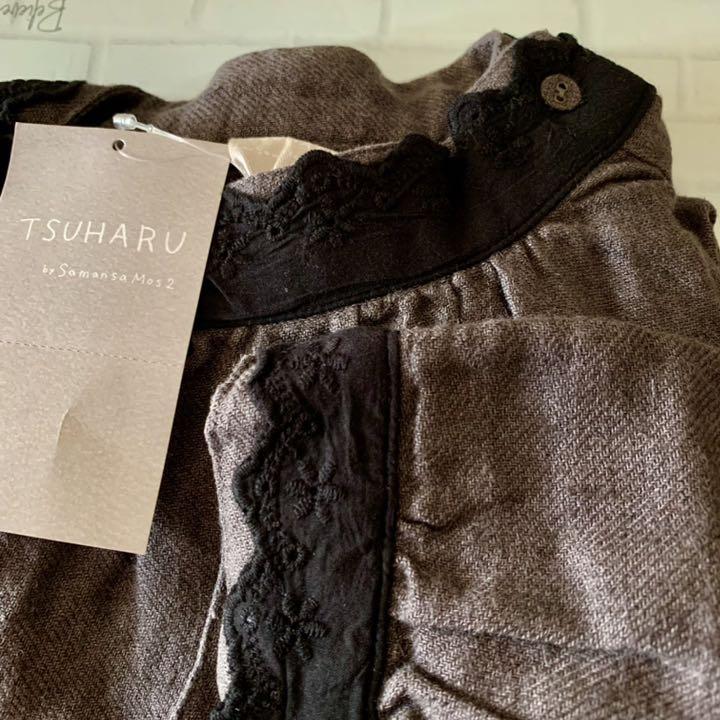 品質保証限定SALE TSUHARU リネンラミーレースワンピース 麻ウール裾レースワンピース uoMXm-m49346219522 ツハル NEW通販