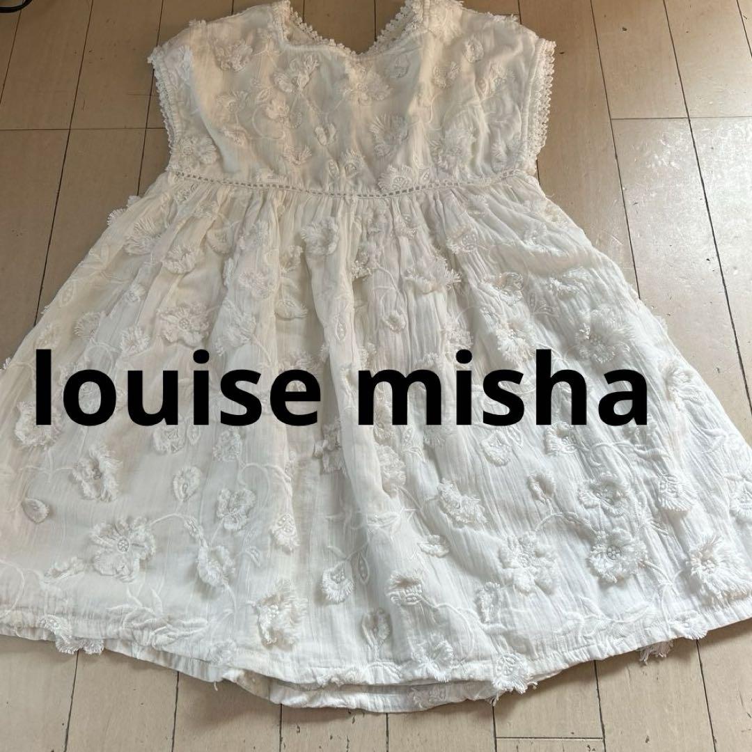 louise misha 白ワンピース♡ - メルカリ