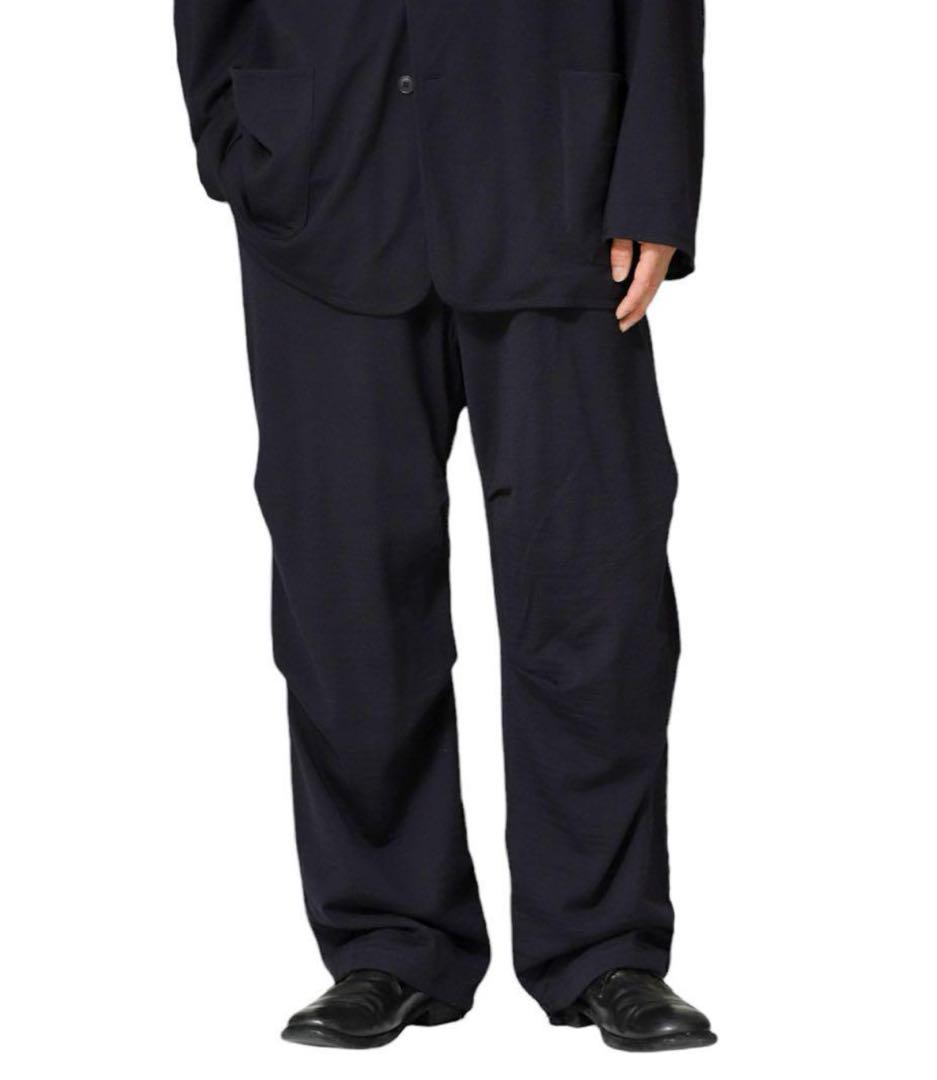 新品未使用24aw comoliウールニットタックJK&パンツ　セットアップ