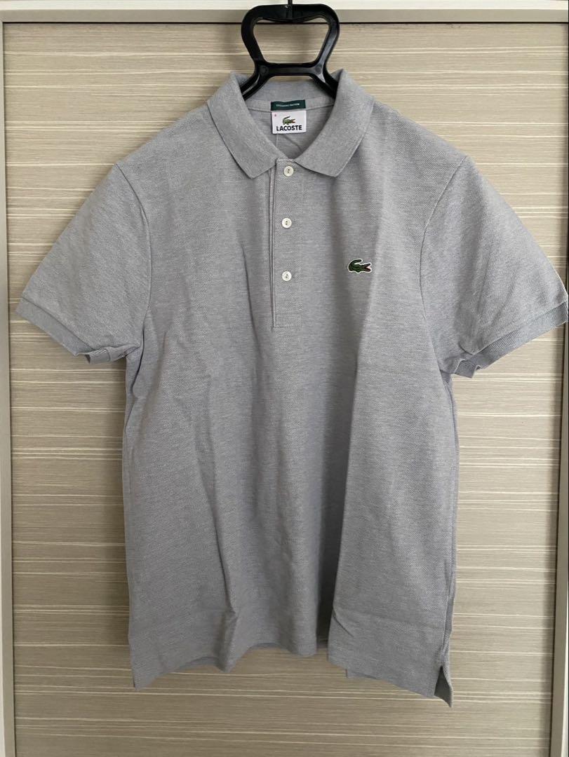 LACOSTE グレー ポロシャツ EXCLUSIVE EDITION