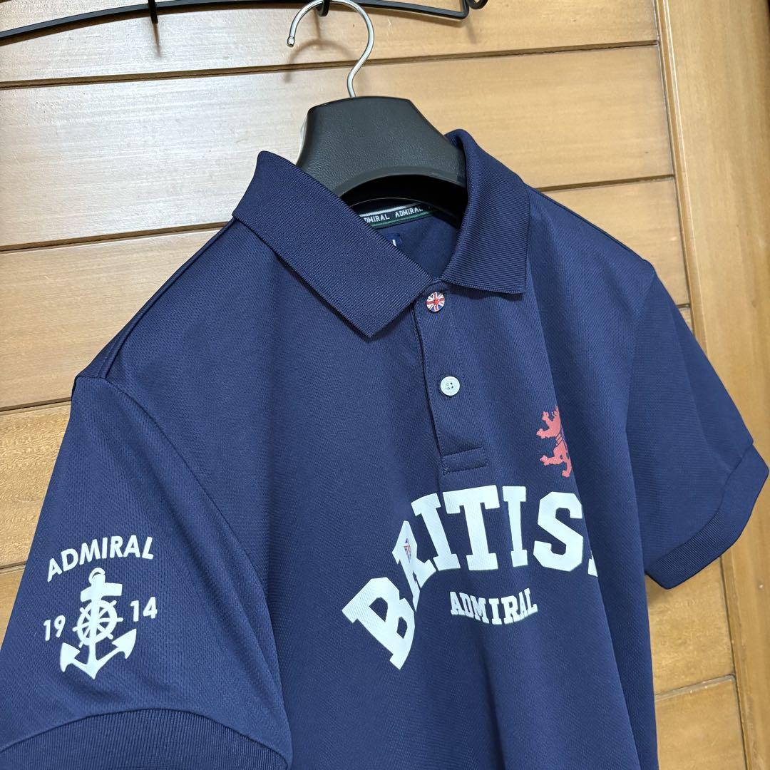 Admiral アドミラル ゴルフ ADMIRAL GOLF ポロシャツ 刺繍