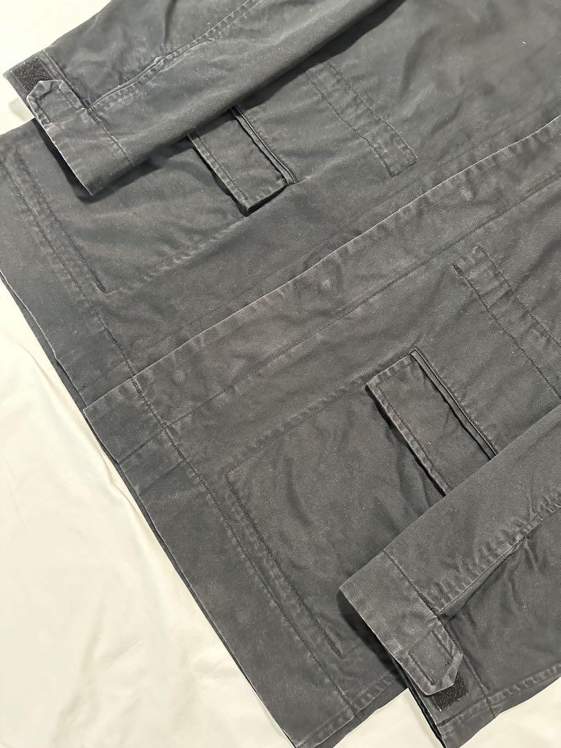 Stüssy ブラック モッズコート　サイズXL