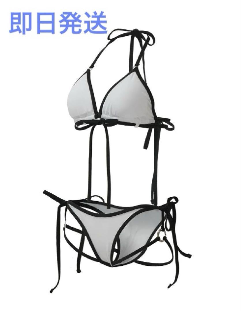 水着・ラッシュガード theredthread S tinyring bikini set white theredthread S tinyring bikini set white - メルカリ