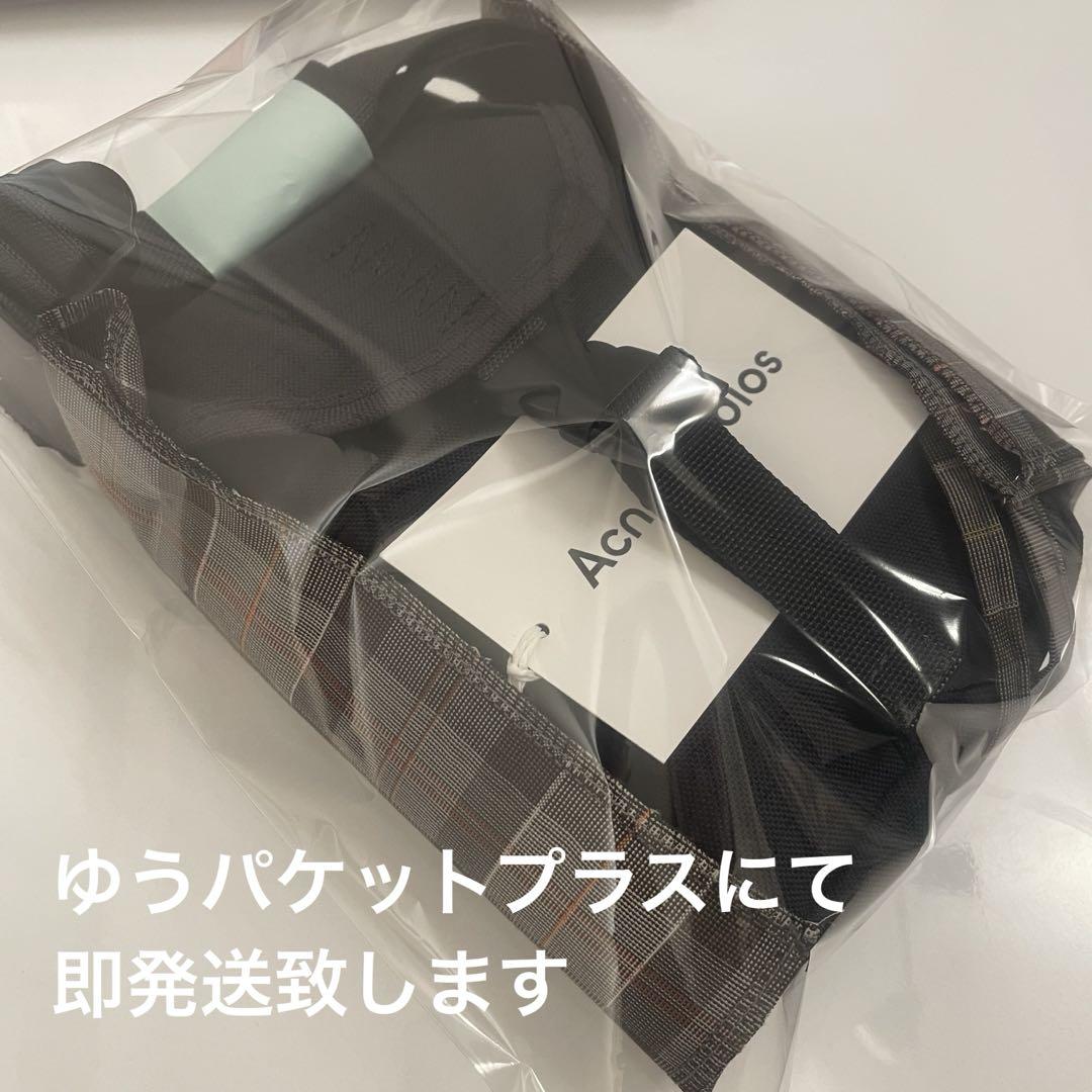 【新品未使用】AcneStudios ショルダーバッグ ブラック 袋付き