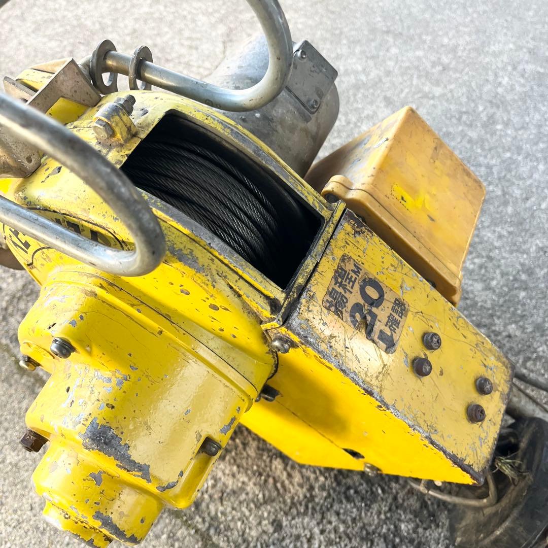 トーヨーコーケン ベビーホイスト BH-N300 荷重60Kg 電動ウインチ ③ トーヨーコーケン ベビーホイスト BH-N300 荷重60Kg 電動ウインチ ③