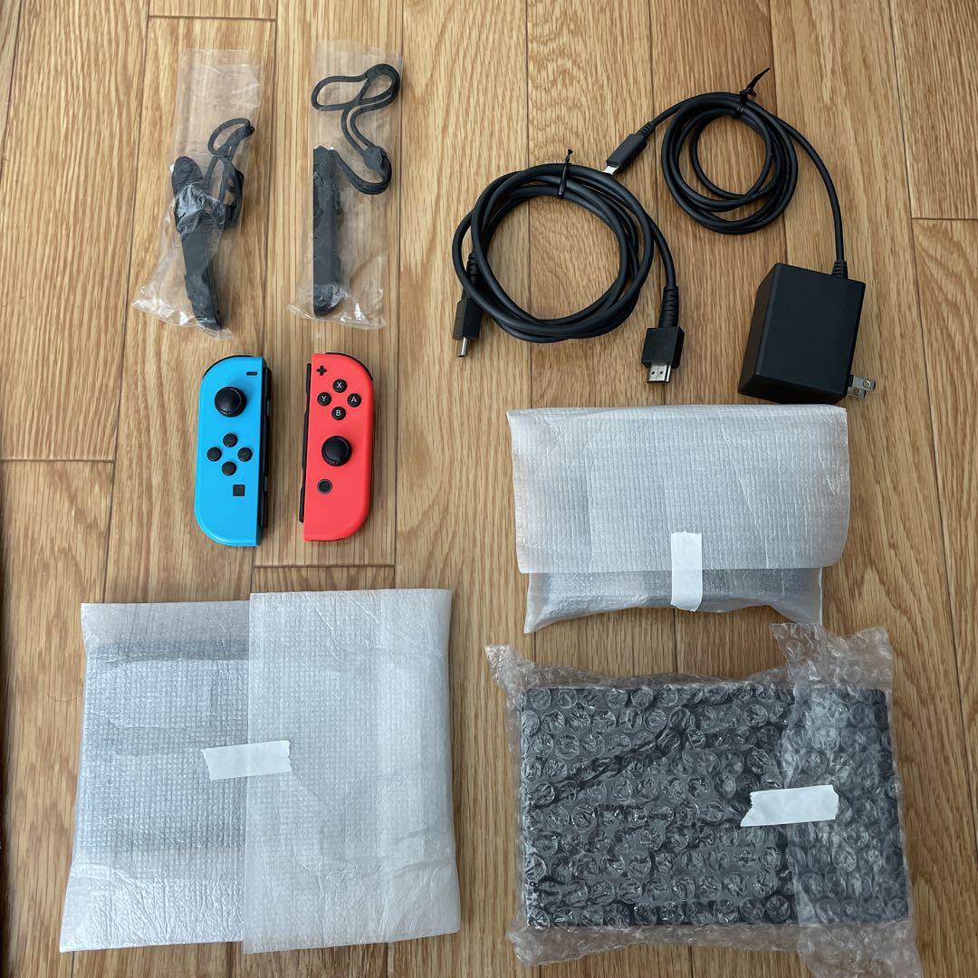 Nintendo Switch Joy-Con (L) ネオンブルー / (R…新品