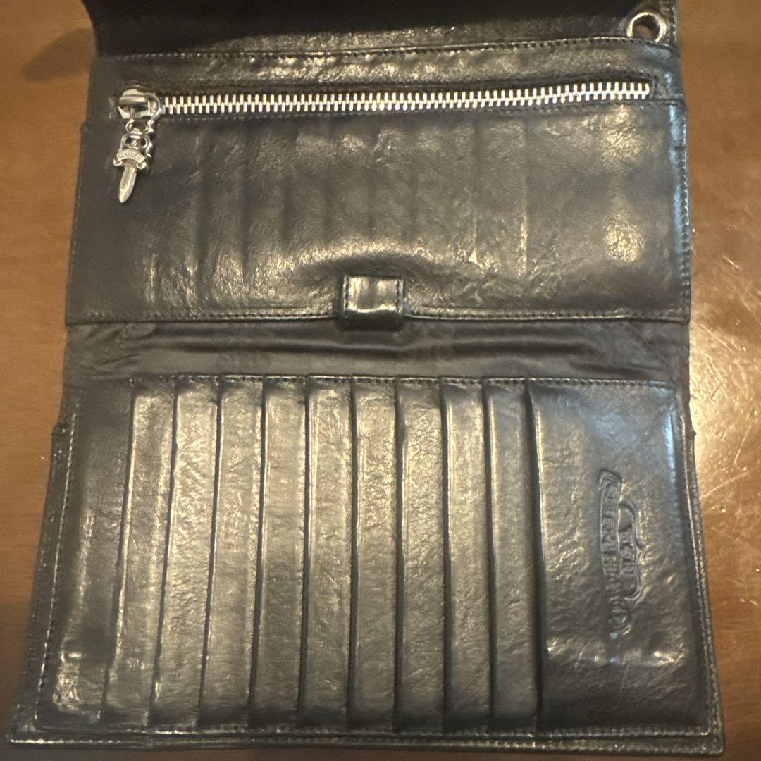 【クロムハーツ正規店購入美品】 ウェーブ ウォレット 財布