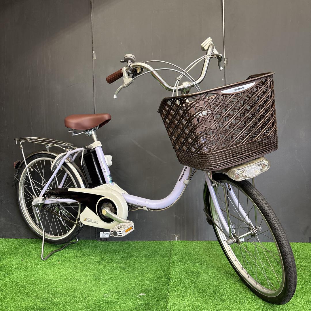 電動自転車 Panasonic Lithium vivi SS パープル　7★