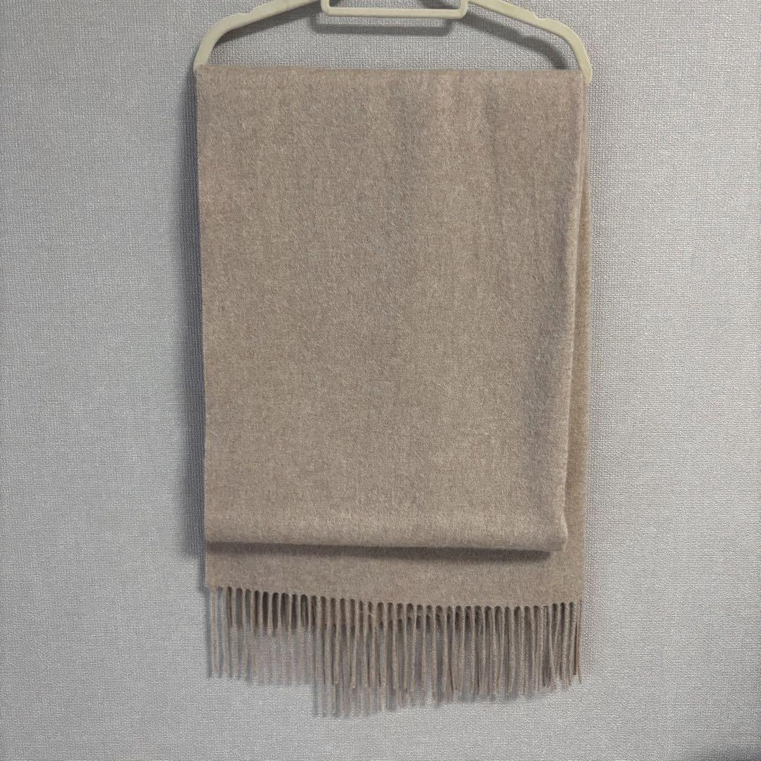 【m】EDWARD BROWN CASHMERE STOLE エクリュ
