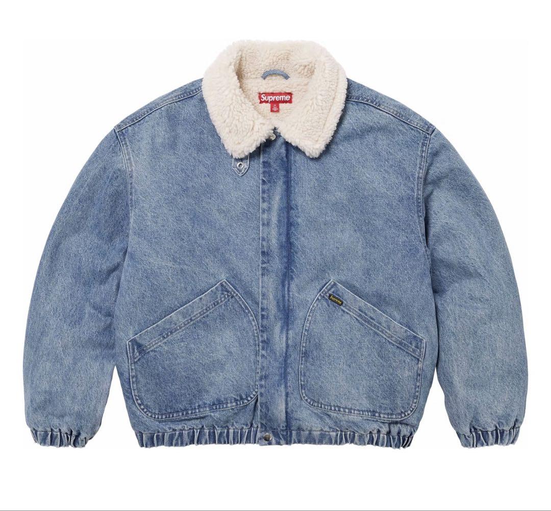 ジャケット・アウター SUPREME FAUX SHEARLING BOMBER JACKET