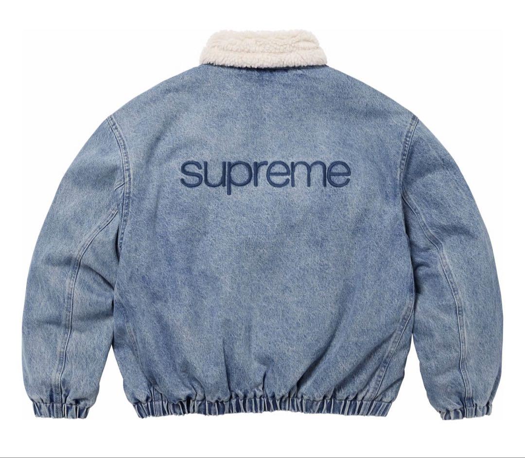 ジャケット・アウター SUPREME FAUX SHEARLING BOMBER JACKET