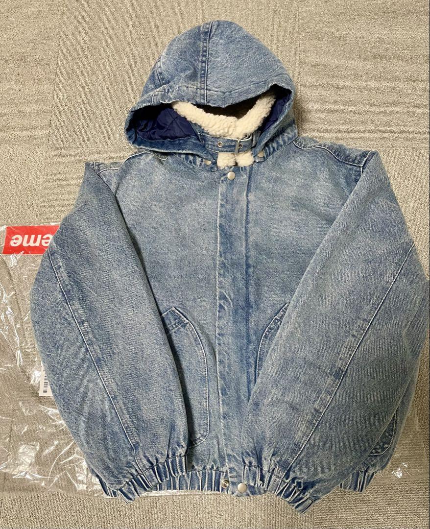ジャケット・アウター SUPREME FAUX SHEARLING BOMBER JACKET
