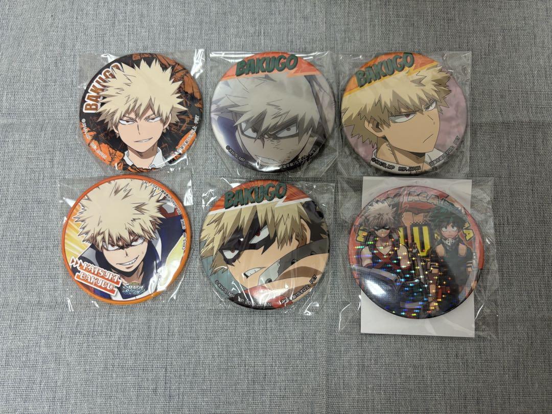 僕のヒーローアカデミア ヒロアカ プライズ缶バッジ 爆豪勝己