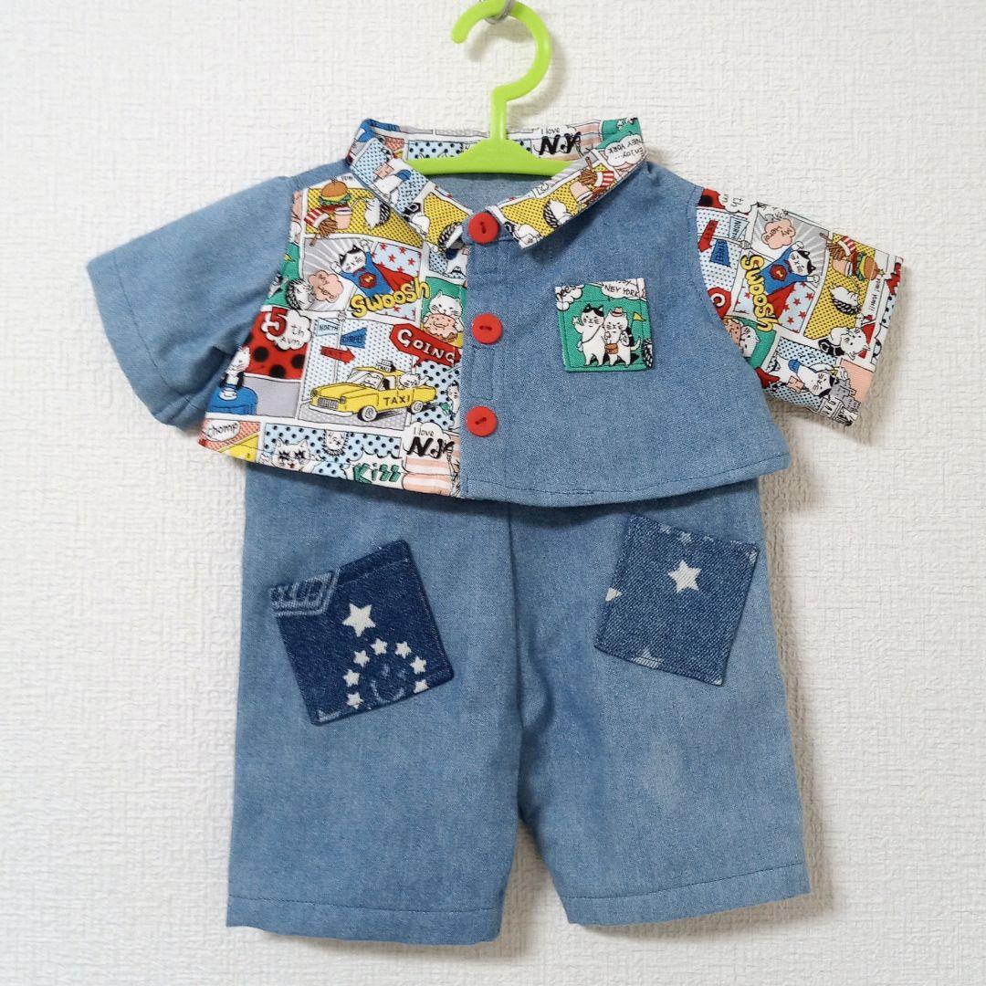 【めぐʕ•ﻌ•ʔ様専用】ハンドメイド No.015 ◆ダッフィー(S)用◆上下① 【めぐʕ•ﻌ•ʔ様専用】ハンドメイド No.015 ◆ダッフィー(S)用◆上下①