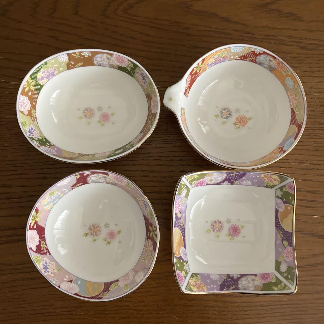 中村勘三郎＊華ちりめん かん三 小鉢4個セット