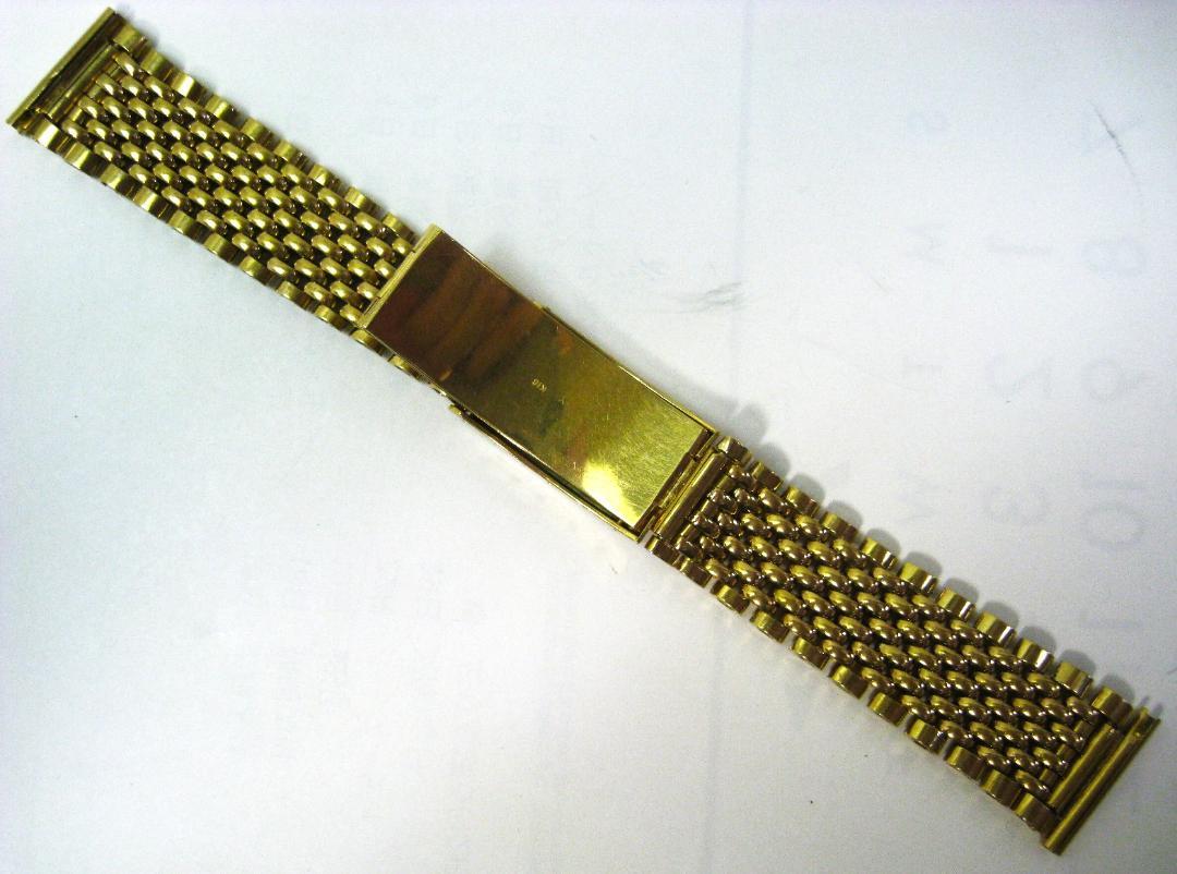 極美品 K18 18金 イエローゴールド バンド 紳士腕時計用 メンズ 19mm