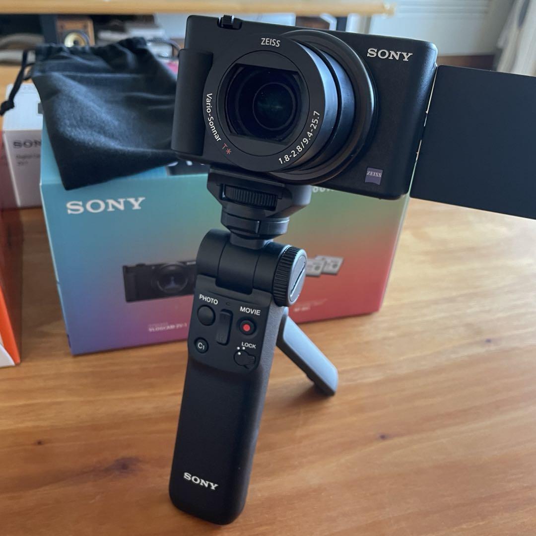 【美品】SONY VLOGCAM ZV-1G シューティンググリップキット