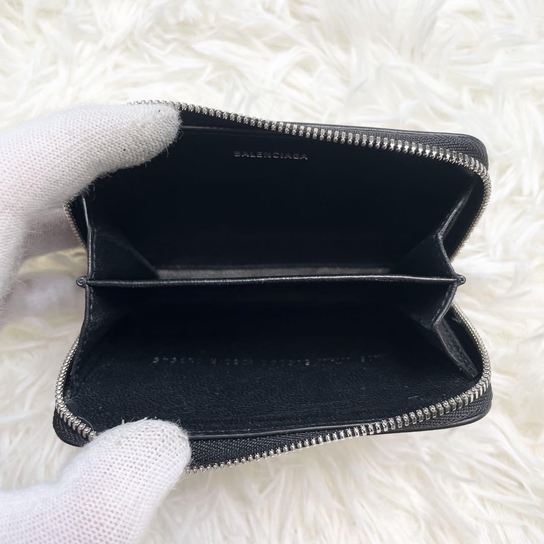 バレンシアガ コインケース フラグメントケース エブリデイ 黒 極美品】バレンシアガ コインケース フラグメントケース