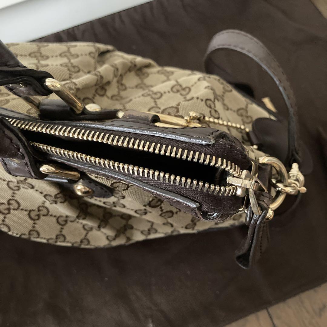 グッチ GUCCI スーキー GG柄 キャンバス ショルダーバッグ はんどばあ 画像3