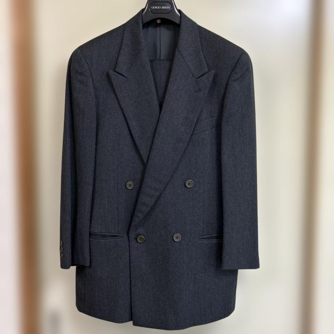 GIORGIO ARMANI スーツ セットアップ ハンガー付き 90s GIORGIO ARMANI スーツ セットアップ ハンガー付き 90s