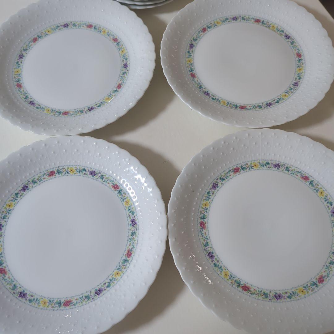 【人気商品！】 Georges Boyer 8枚セット 花柄の陶磁器皿 食器