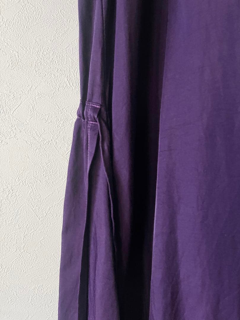 Y‘s レースワンピース 紫 染色 パープル ミディM Y s DECORATOM_COM_BR