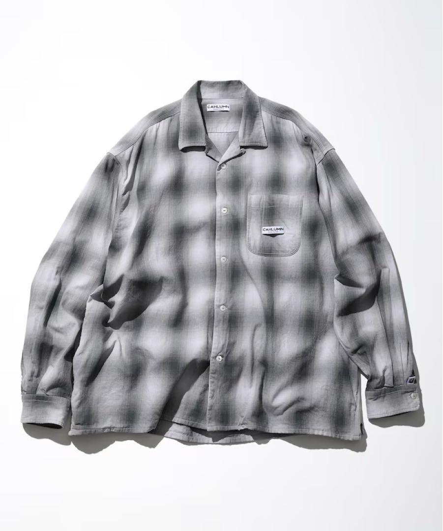 Magazine Pocket Open Collar Shirt