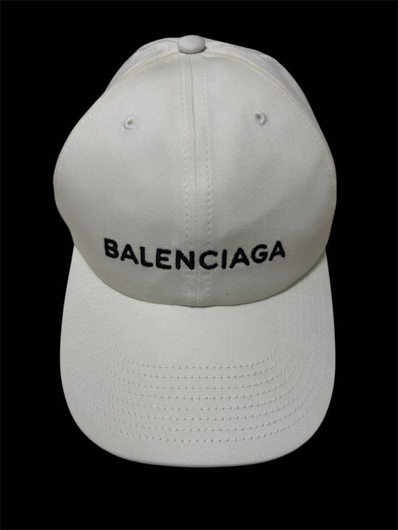 BALENCIAGA ホワイトキャップ 保存袋付き