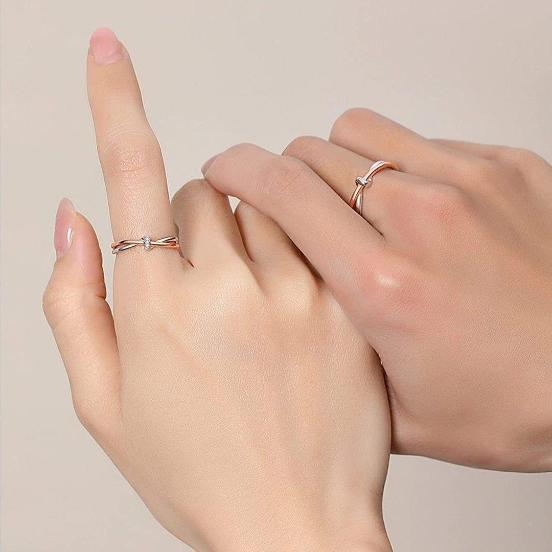 公式通販サイトセール X935 ペアリング 結婚指輪 ゴールド レディース メンズ カップル アクセサリー