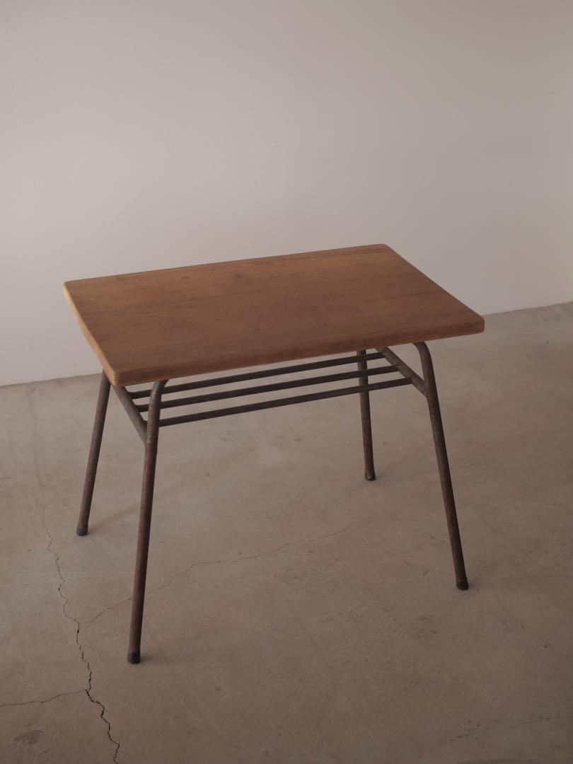 ③ テーブル　リメイクテーブル　展示台　古家具　古道具　アンティーク　昭和レトロ