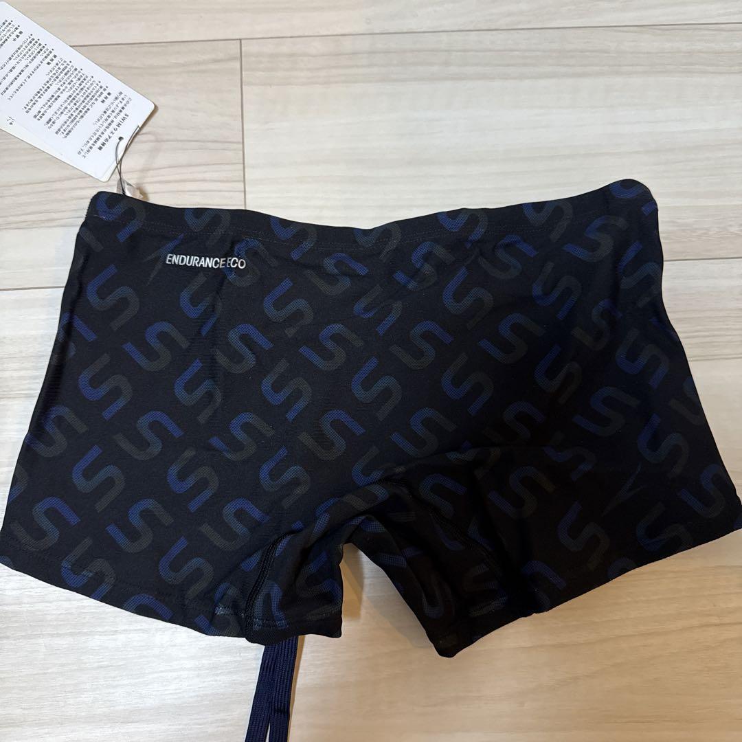 speedo ENDURANCE CO 競泳水着 ブラック/ブルー　Oサイズ