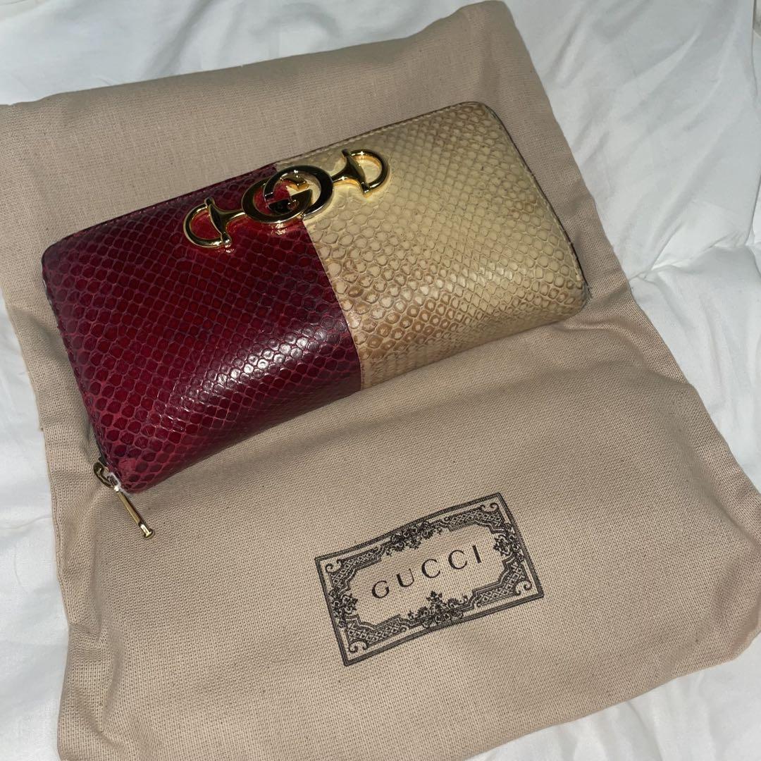 GUCCI パイソン 長財布 希少