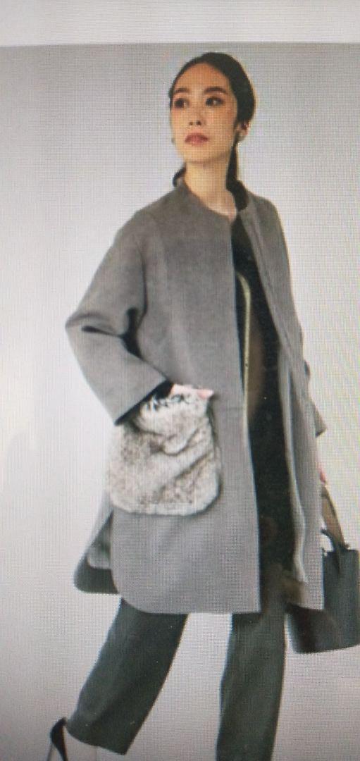✴IENA★ LA BOUCLE ドッキングノーカラーコート