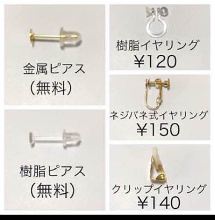 4名様 イヤリング♯509 aiuUI-m49372931231 選べるピアス サロン専売