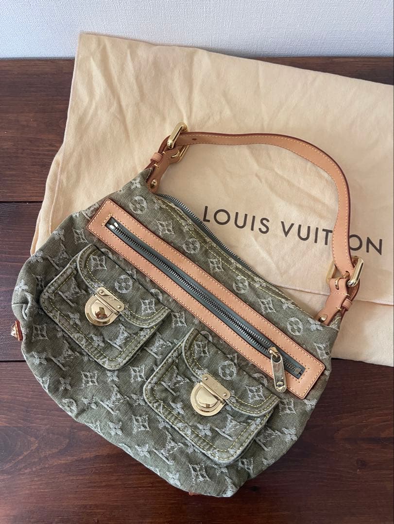 LOUIS VUITTON バギーPM カーキ 緑 バッグ