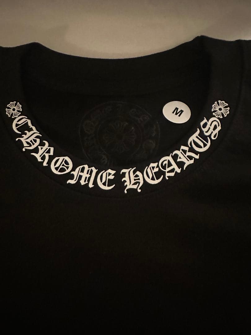 ✨新品未使用✨size M クロムハーツ　ネックロゴtシャツ