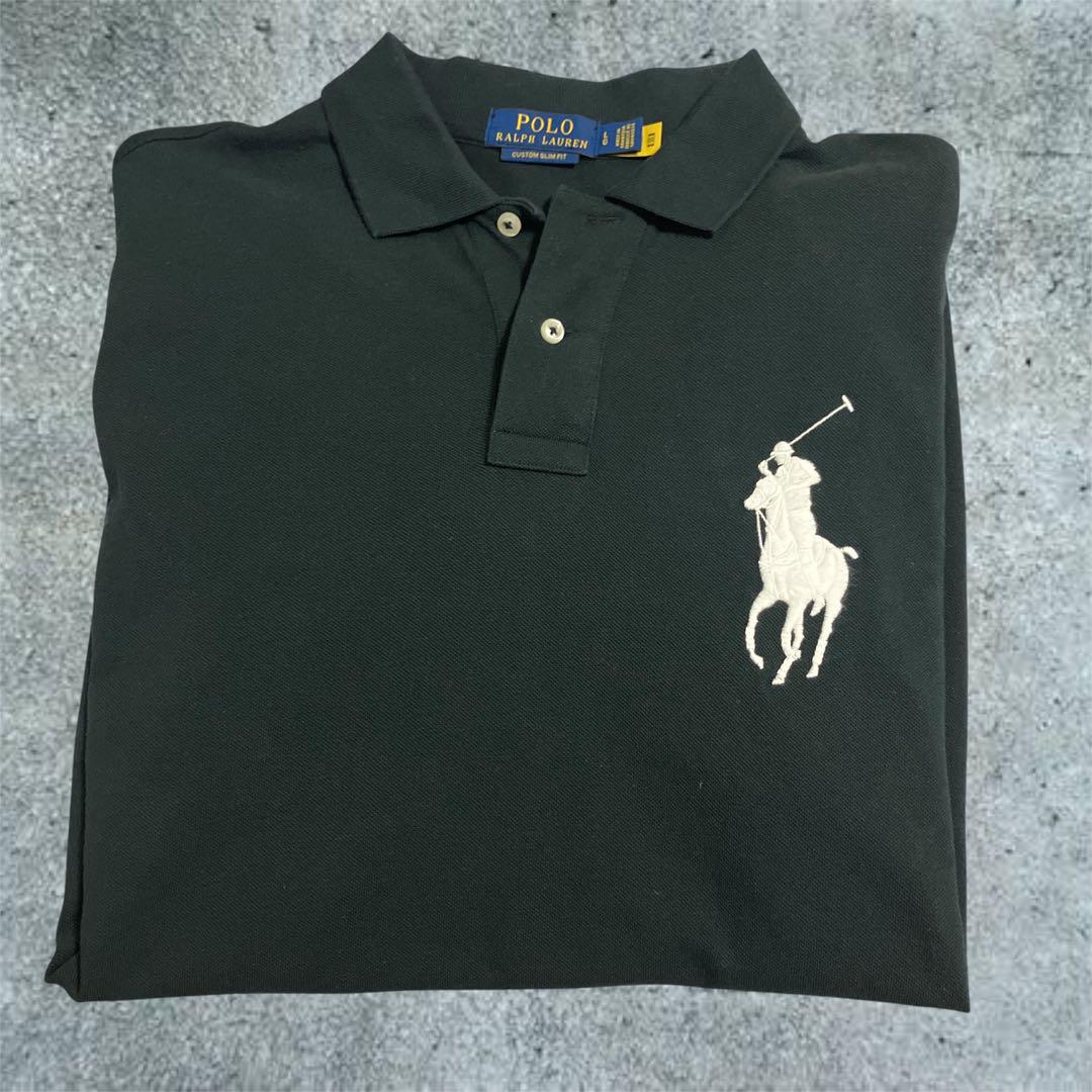 POLO RALPH LAUREN 半袖ポロシャツ ビッグポニー ブラック 黒
