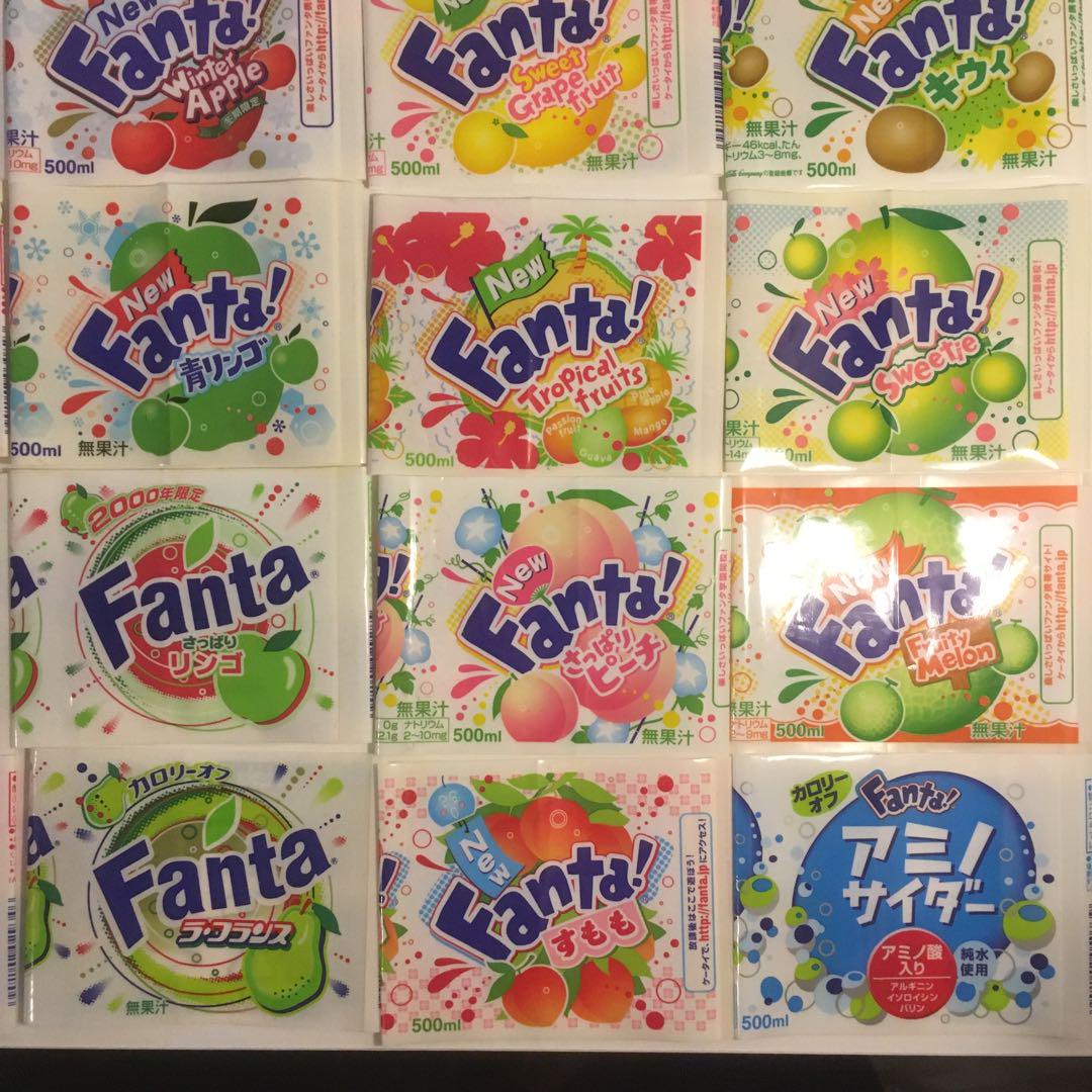 miroticさんへ　ファンタ 500ml ペットボトル ラベル 25種セット