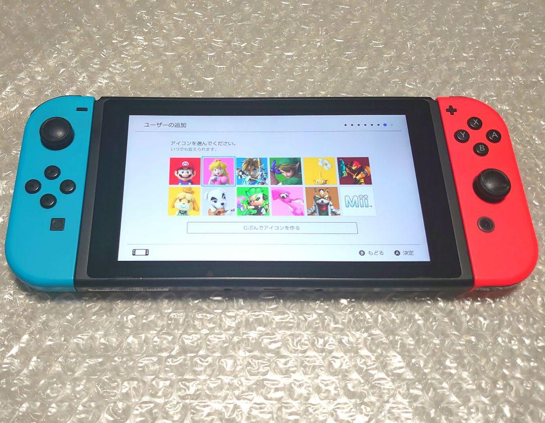 ニンテンドースイッチ Switch本体 2017年 64GBメモリ付、正常動作品