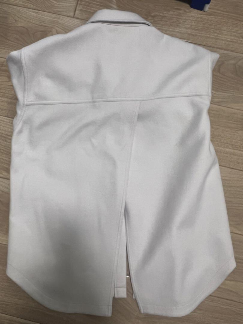 [新品タグ付き未使用]LĒNA ホワイト シャツジャケット