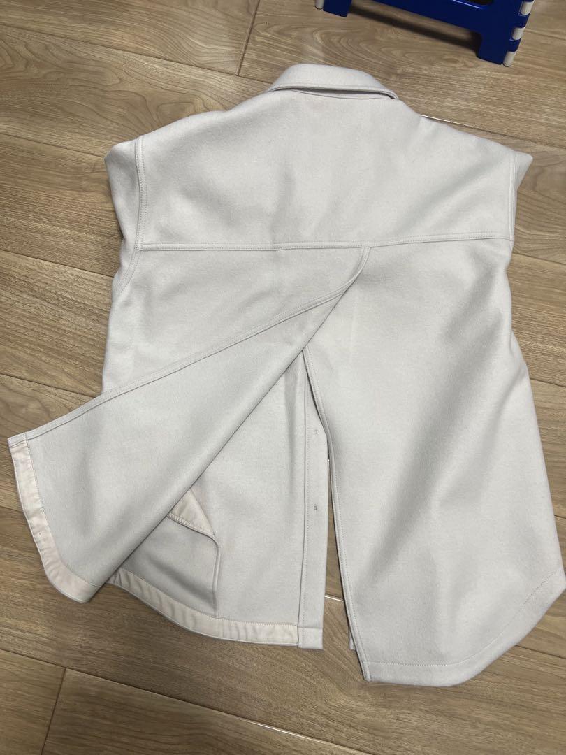 [新品タグ付き未使用]LĒNA ホワイト シャツジャケット