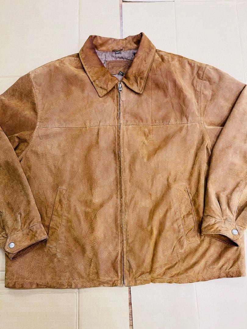 XXL St.Johnsbay レザー ブルゾン ジャケット ヴィンテージ2XL(3L)