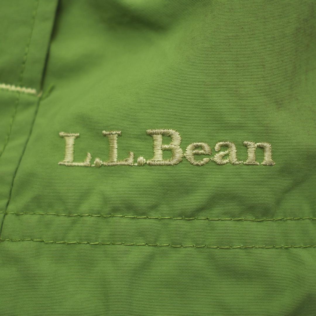 【刺繍ロゴ】 エルエルビーン L.L.Bean マウンテンパーカー M 緑 ♪