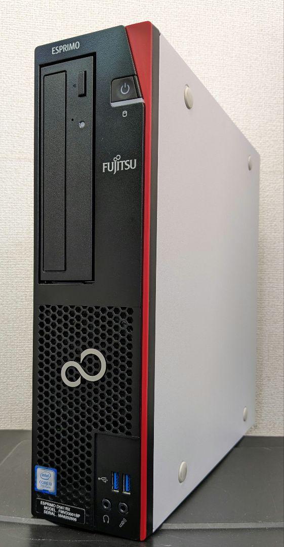 新作モデル core FUJITSU ESPRIMO i3 windows10 新品SSD デスクトップ
