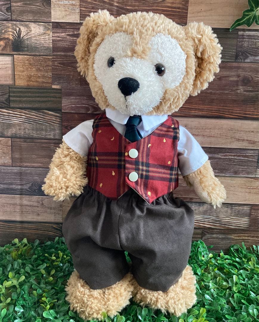 クラフト/布製品 ダッフィー・制服風ハンドメイドコスチュームセット