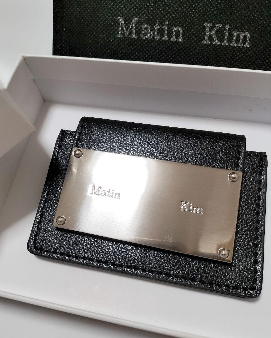 Matin Kim マーティンキム カードケース 名刺 ミニ財布 ブラック