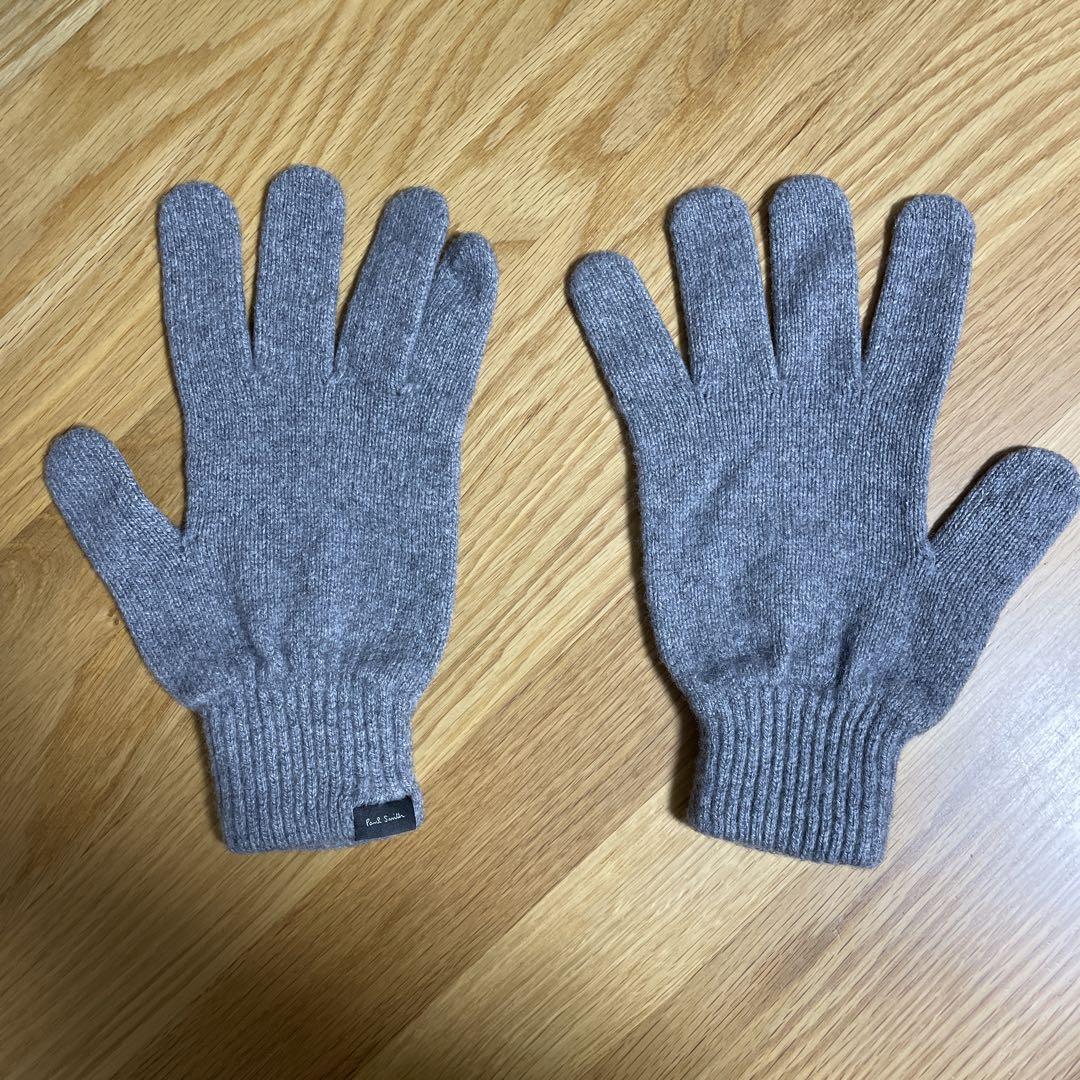 ポールスミス  カシミヤニットグローブ　手袋