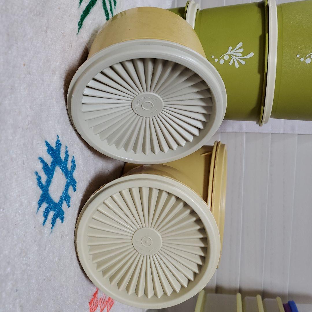 Tupperware 保存容器 セット ６個昭和レトロレア　タッパーウエア